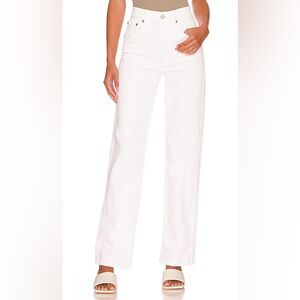 Re/done 90s Originals High Rise Loose White 28 current revolve